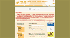 Desktop Screenshot of fakat.hu